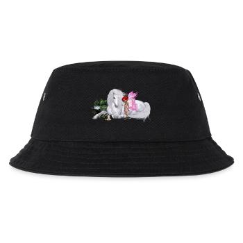 Merveilleuse licorne avec fée - Bob Enfant - noir - Devant