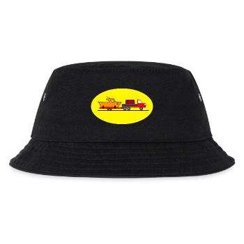 Truck - Kinder Bucket Hat - Schwarz - Vorne
