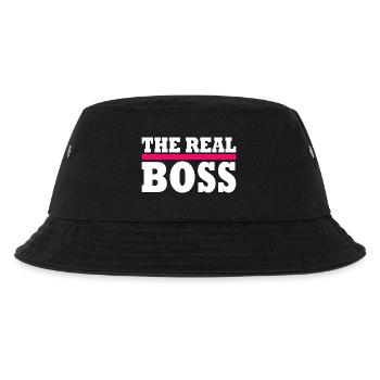 The real boss - Kids’ Bucket Hat - black - Front