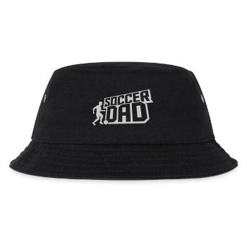 Ball Sport Soccer Dad - Kinder Bucket Hat - Schwarz - Vorne