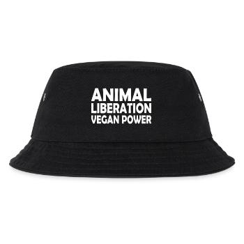 animal liberation Vegan power - Bob Enfant - noir - Devant