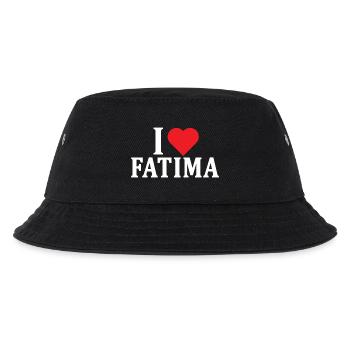 T-Shirt Ich liebe Fatima T-Shirt Geschenkidee - Kinder Bucket Hat - Schwarz - Vorne
