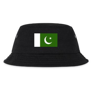 Pakistan National Flagge - Kinder Bucket Hat - Schwarz - Vorne