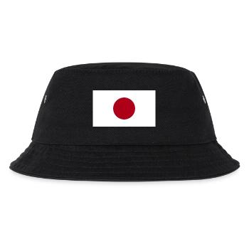Japan National Flag - Kids’ Bucket Hat - black - Front