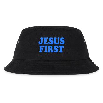 Jesus first - Kids’ Bucket Hat - black - Front