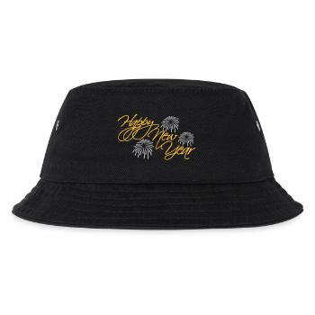 happy new year quote - Kids’ Bucket Hat - black - Front