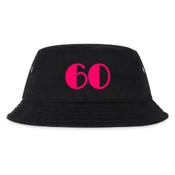 60 JAHRE. 60-JÄHRIGES JUBILÄUM. JUBILÄUM 60 JAHRE - Kinder Bucket Hat - Schwarz - Vorne