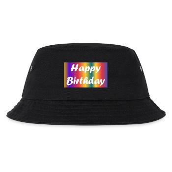 ALLES GUTE ZUM GEBURTSTAG!. ALLES GUTE ZUM GEBURTSTAG!. JAHRESTAG. - Kinder Bucket Hat - Schwarz - Vorne