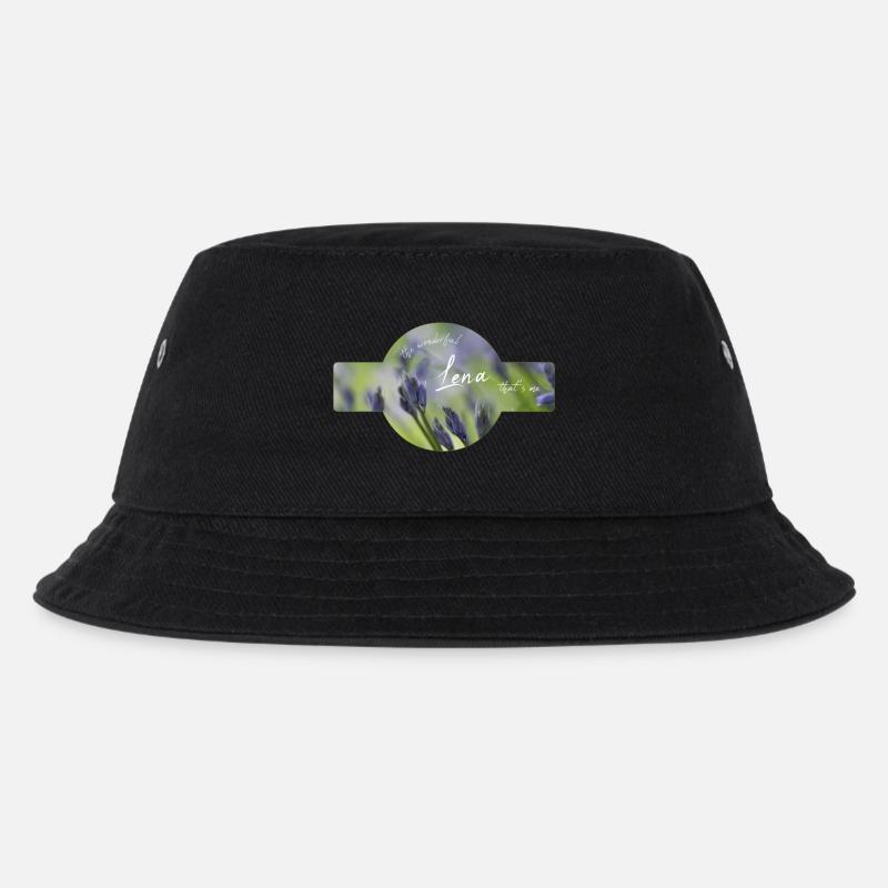 Lena - Kinder Bucket Hat - Schwarz