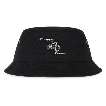 Chopper Lover weiß - Kinder Bucket Hat - Schwarz - Vorne