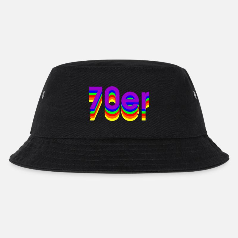 70s - Kids’ Bucket Hat - black