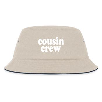 Cousin crew - Kinder Bucket Hat - Natur/Navy - Vorne