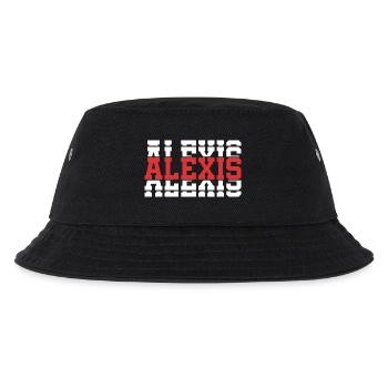 Alexis t-shirt t-shirt gift idea stacked text - Kids’ Bucket Hat - black - Front
