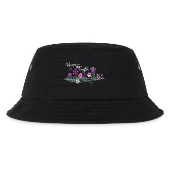 Easter Easter Eggs in the Grass - Kids’ Bucket Hat - black - Front