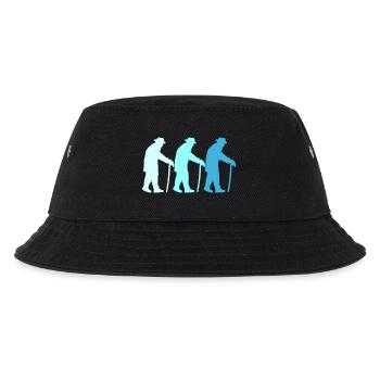 Silhouette de l’équipe des trois grands-pères à la retraite - Bob Enfant - noir - Devant