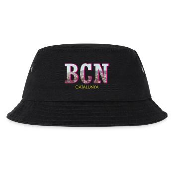 Barcelona Catalunya - Kinder Bucket Hat - Schwarz - Vorne