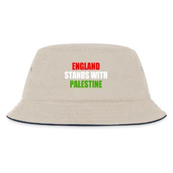 England stands with palestine - Bob Enfant - blanc cassé/bleu marine - Devant