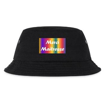 GELIEBTE. VIELEN DANK. DANKE HERRIN - Kinder Bucket Hat - Schwarz - Vorne