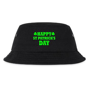happy st patrick's day - Kids’ Bucket Hat - black - Front