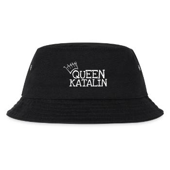 Katalin als Vorname - Kinder Bucket Hat - Schwarz - Vorne