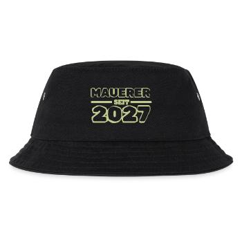 Maurer 2027 - Kinder Bucket Hat - Schwarz - Vorne