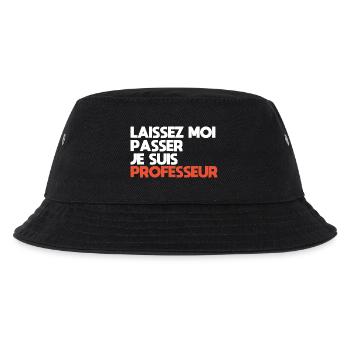 Laissez-Moi passer, je suis professeur - Bob Enfant - noir - Devant