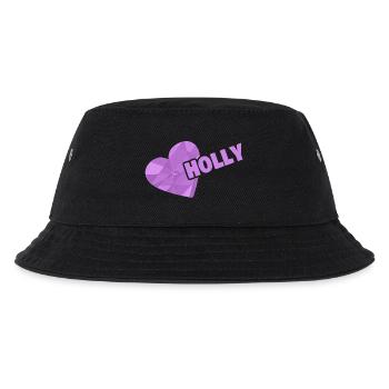 Geschenk für Holly - Kinder Bucket Hat - Schwarz - Vorne