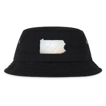 Volleyball in der Pennsylvania State Landkarte - Kinder Bucket Hat - Schwarz - Vorne