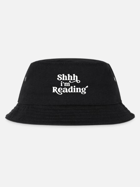 Pssst... Ich lese Bookworm Books Lover Fun - Kinder Bucket Hat - Schwarz