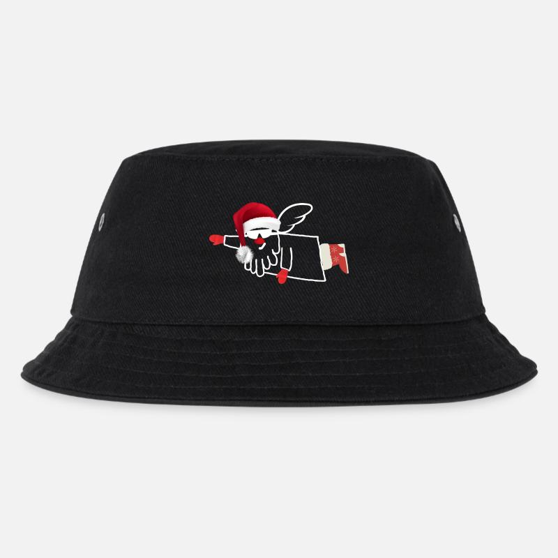 Rock Claus - Kids’ Bucket Hat - black