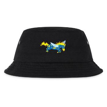 Pegasus-Pferd - Kinder Bucket Hat - Schwarz - Vorne