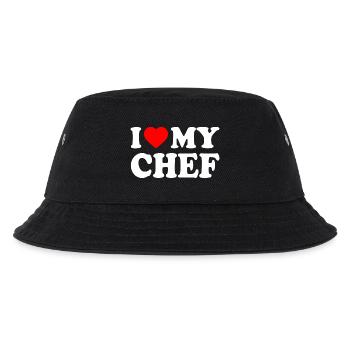 I love my chef - Kinder Bucket Hat - Schwarz - Vorne