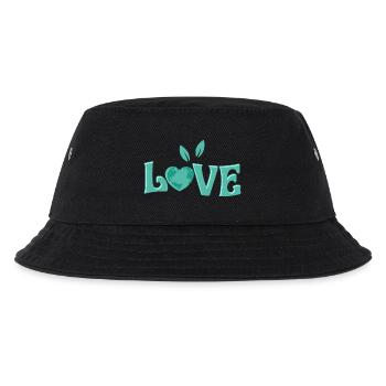 Love Planet Environmental Earth Day - Kinder Bucket Hat - Schwarz - Vorne