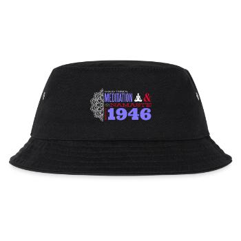 Achtsame Reise seit 1946 - 79 Jahre Innere Reise - Kinder Bucket Hat - Schwarz - Vorne
