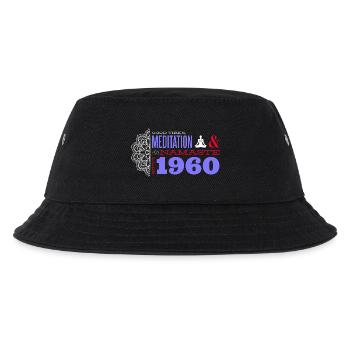 Mindful Soul seit 1960 - 65 Jahre Weisheit & - Kinder Bucket Hat - Schwarz - Vorne