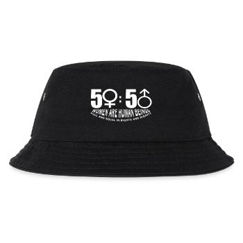 Women's Equality Day Women Are Human Being - Kids’ Bucket Hat - black - Front