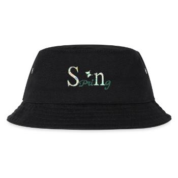 Spring - Kinder Bucket Hat - Schwarz - Vorne