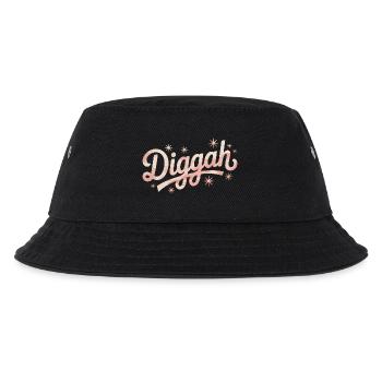 Diggah - Funny Memes - Kinder Bucket Hat - Schwarz - Vorne