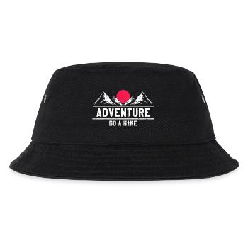 Adventure Awaits Go Explore Hike Nature Trails - Kinder Bucket Hat - Schwarz - Vorne