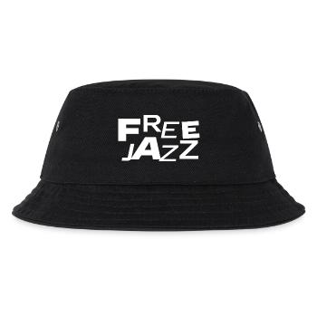 Free Jazz Bold Typografie - Kinder Bucket Hat - Schwarz - Vorne