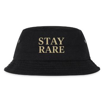 Stay Rare Serif Motif - Kids’ Bucket Hat - black - Front
