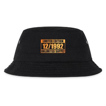 33rd Birthday Limited Edition - ꝏ Supply 12/1992 - Kids’ Bucket Hat - black - Front