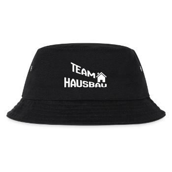 Team Hausbau - Kinder Bucket Hat - Schwarz - Vorne
