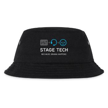 Theatertechnik-crew Bühnentechniker Ton - Kinder Bucket Hat - Schwarz - Vorne