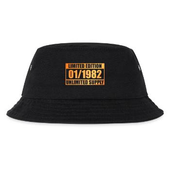 44th Birthday Limited Edition - ꝏ Supply 01/1982 - Kids’ Bucket Hat - black - Front