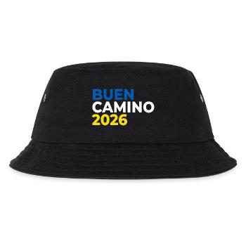 Buen Camino 2026 | Way of St. James, Pilgrims, Santiago - Kids’ Bucket Hat - black - Front