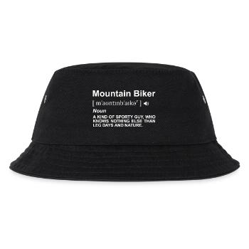 Mountain Biker Dictionary - Kids’ Bucket Hat - black - Front