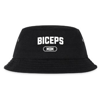 Bizeps-Mama - Kinder Bucket Hat - Schwarz - Vorne