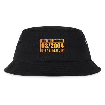 22nd Birthday Limited Edition - ꝏ Supply 03/2004 - Kids’ Bucket Hat - black - Front