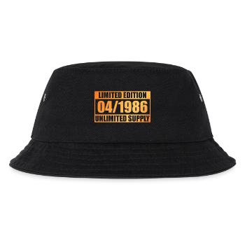 40th Anniversary Limited Edition - ꝏ Supply 04/1986 - Kids’ Bucket Hat - black - Front